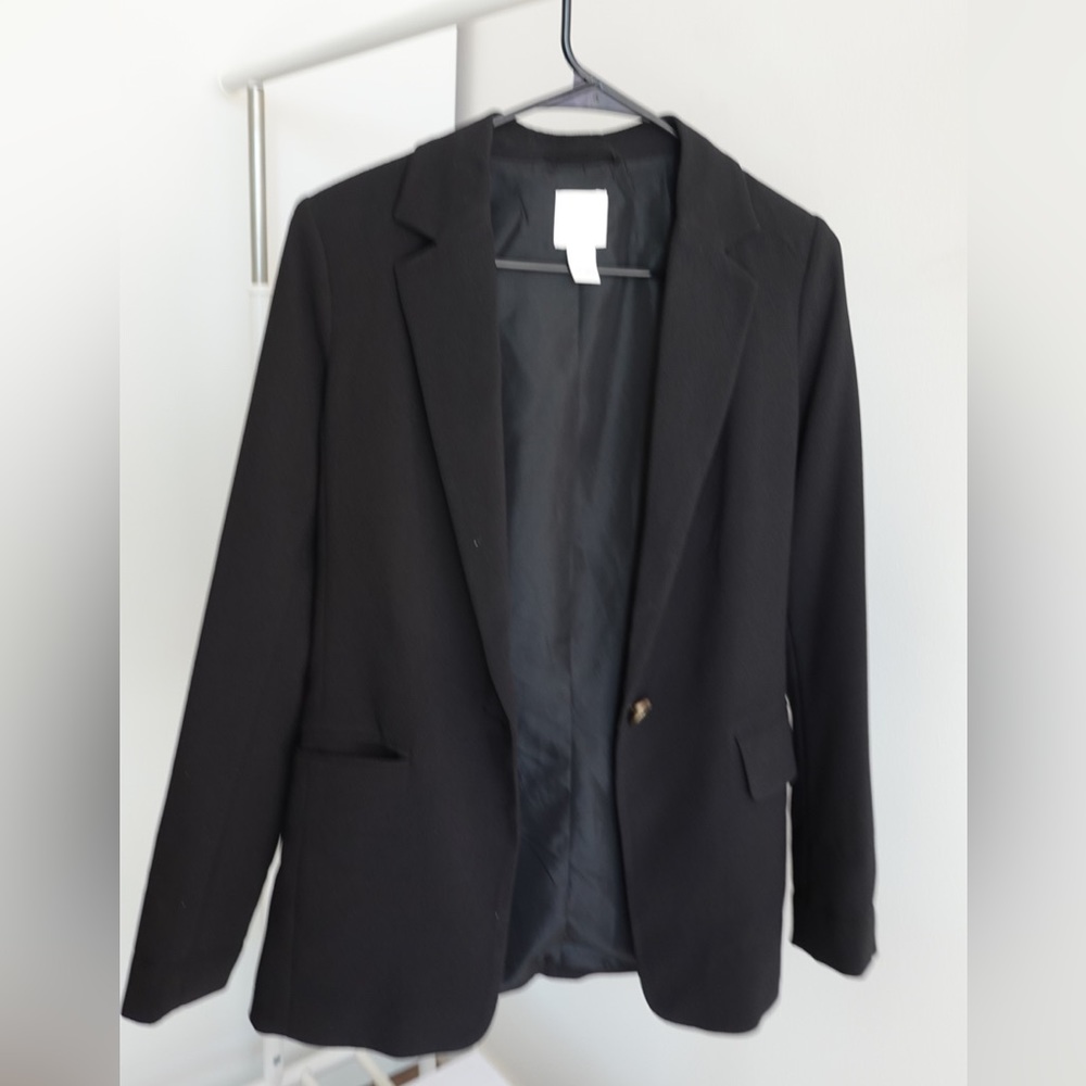H&M blazer, trendy black blazer, size - 3xs, in good condition